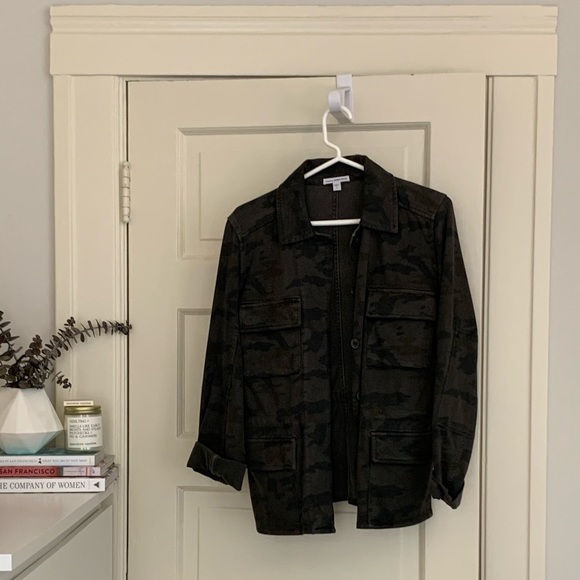 james perse camo jacket